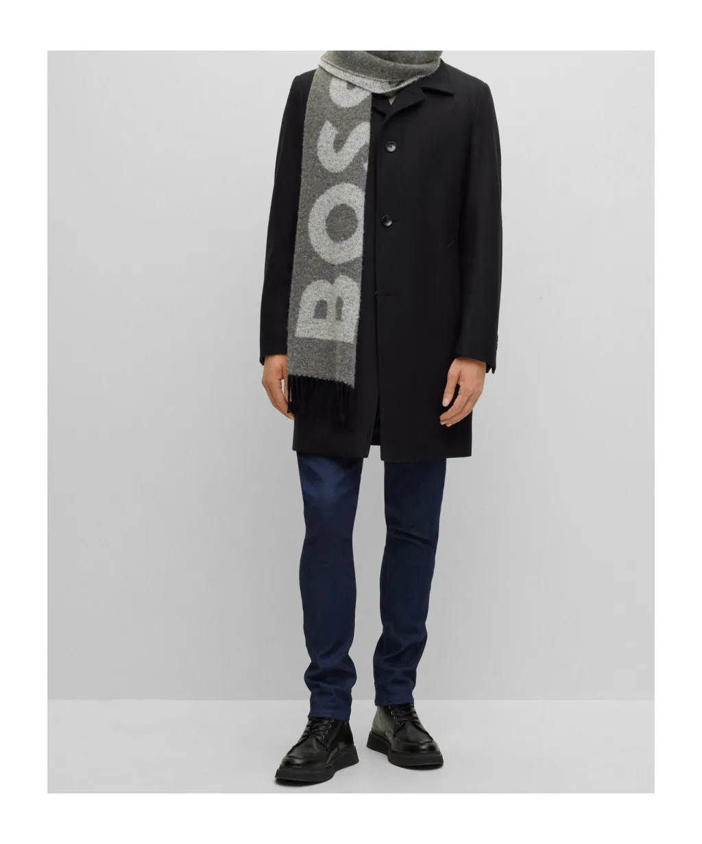 Armin Jacquard Logo Scarf