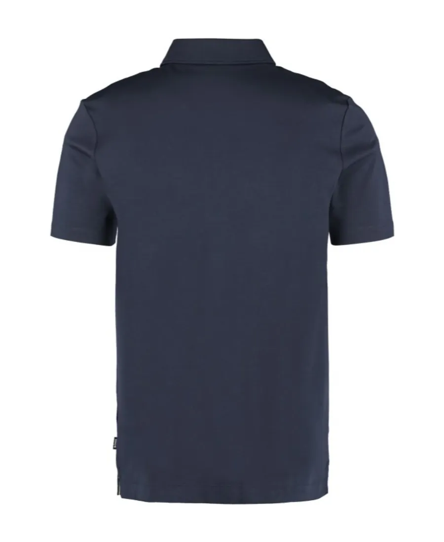 Button Detailed Slim Fit Polo Shirt