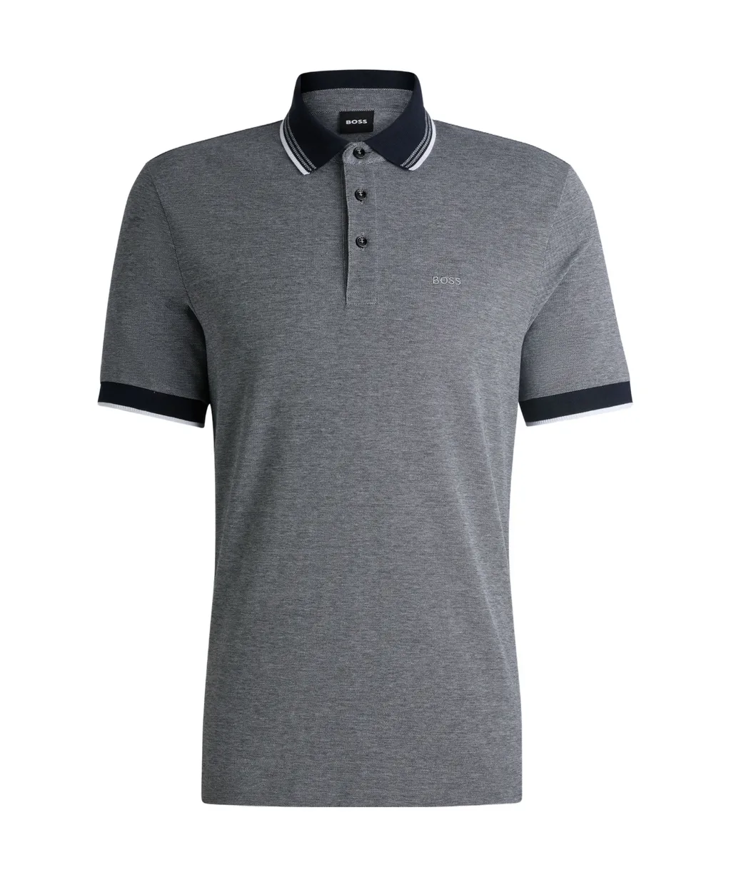 Logo Embroidered Short-Sleeved Polo Shirt
