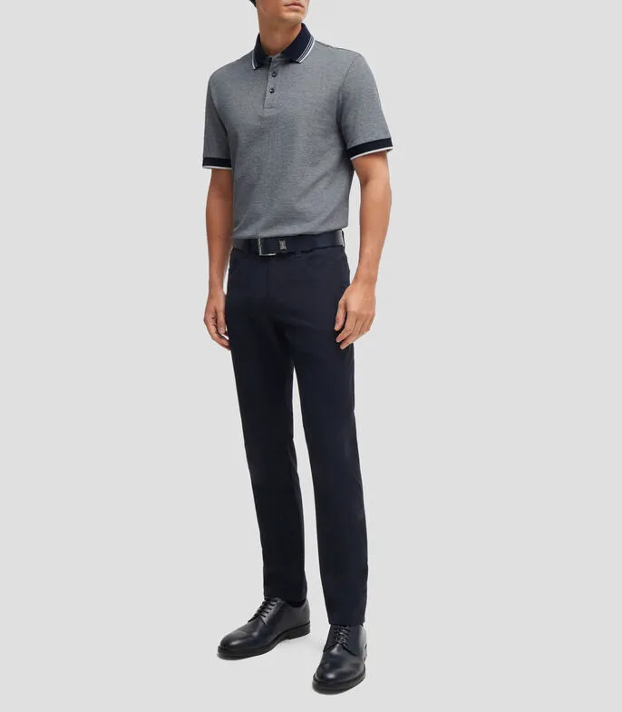Logo Embroidered Short-Sleeved Polo Shirt