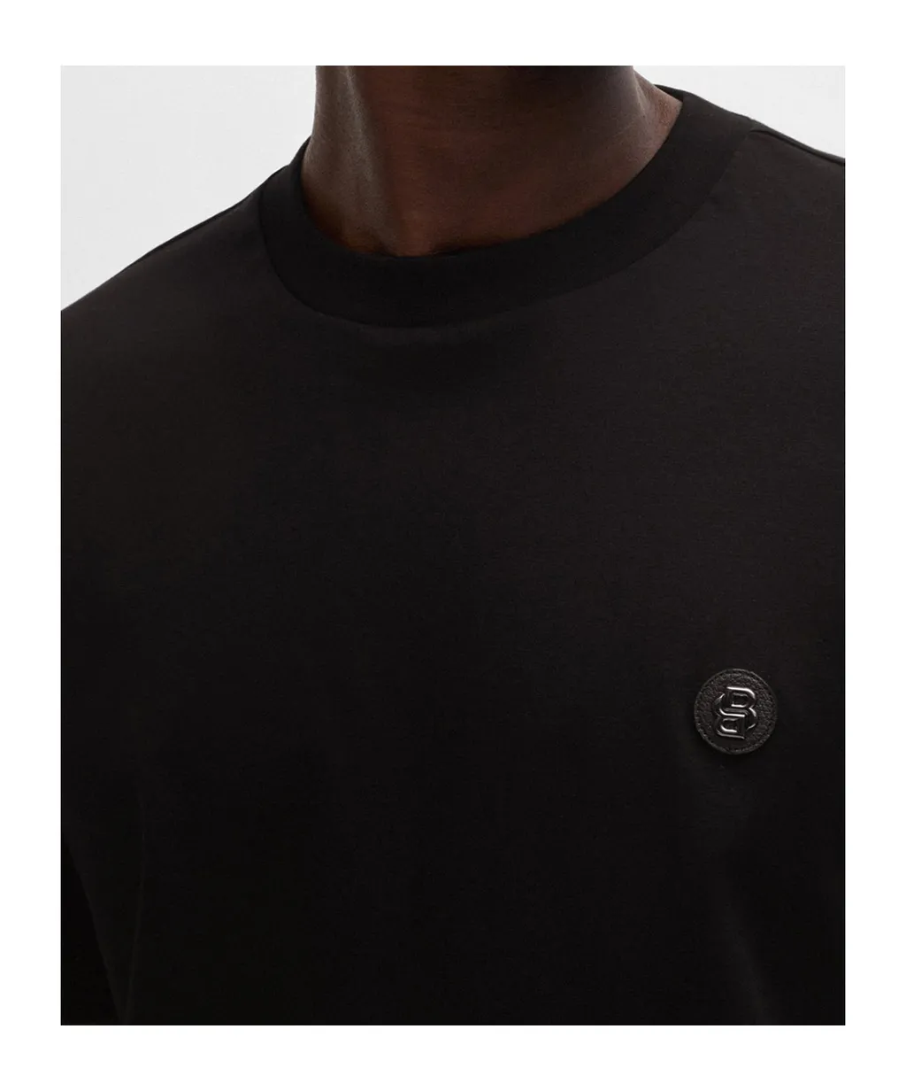 Double Monogram Patch Crewneck T-Shirt