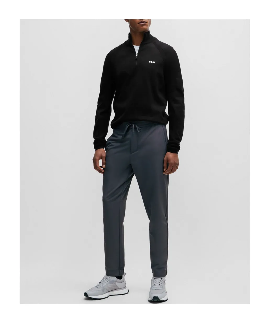 Half-Zip Knitted Jumper