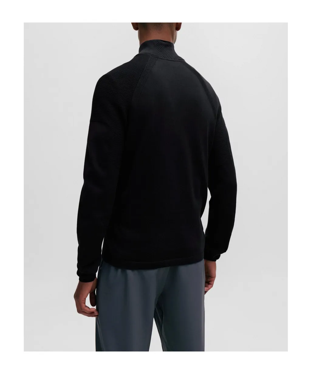 Half-Zip Knitted Jumper