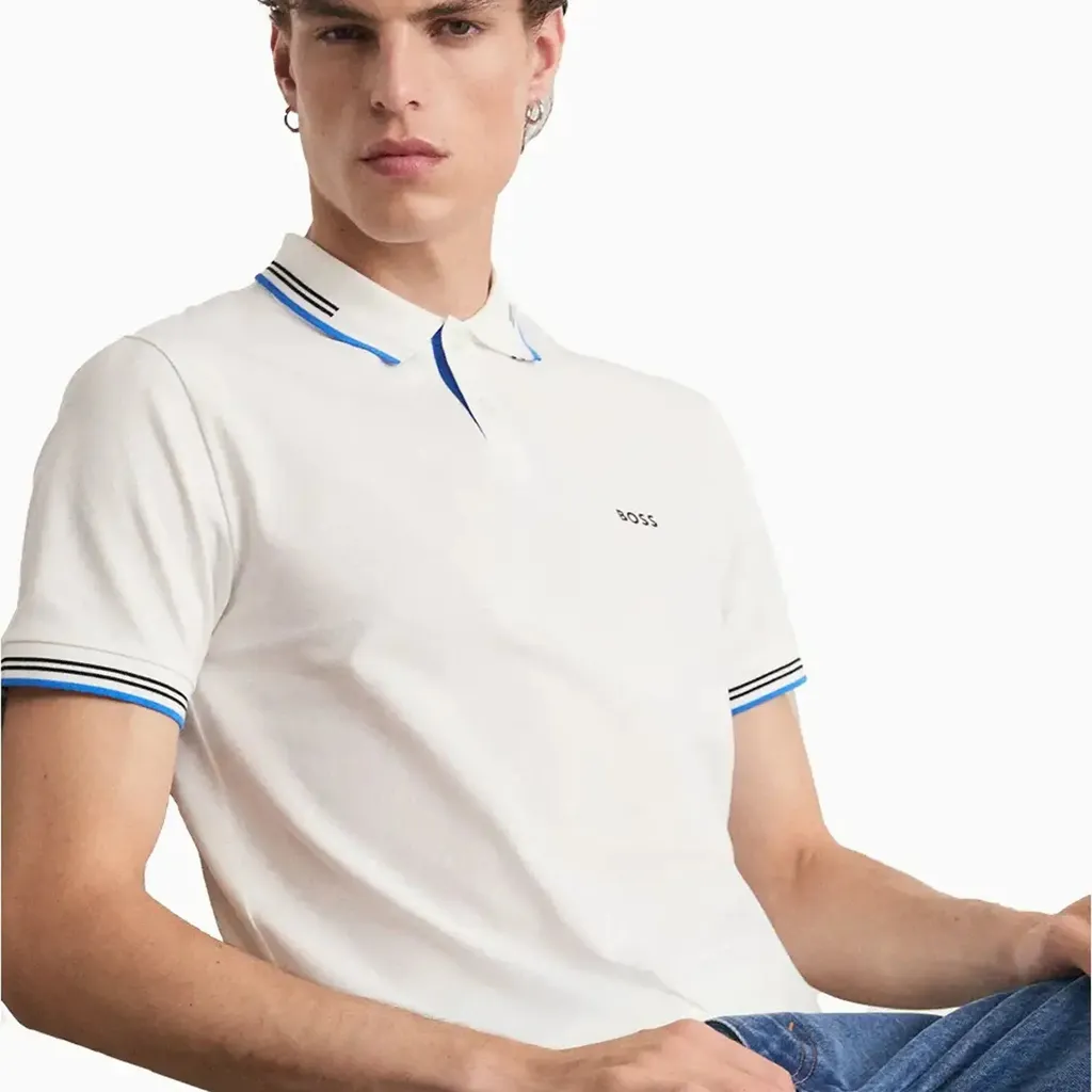 Logo Printed Short-Sleeved Polo Shirt
