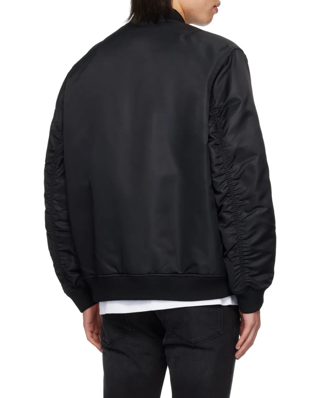 Rib Stand-Neck Casual Jacket