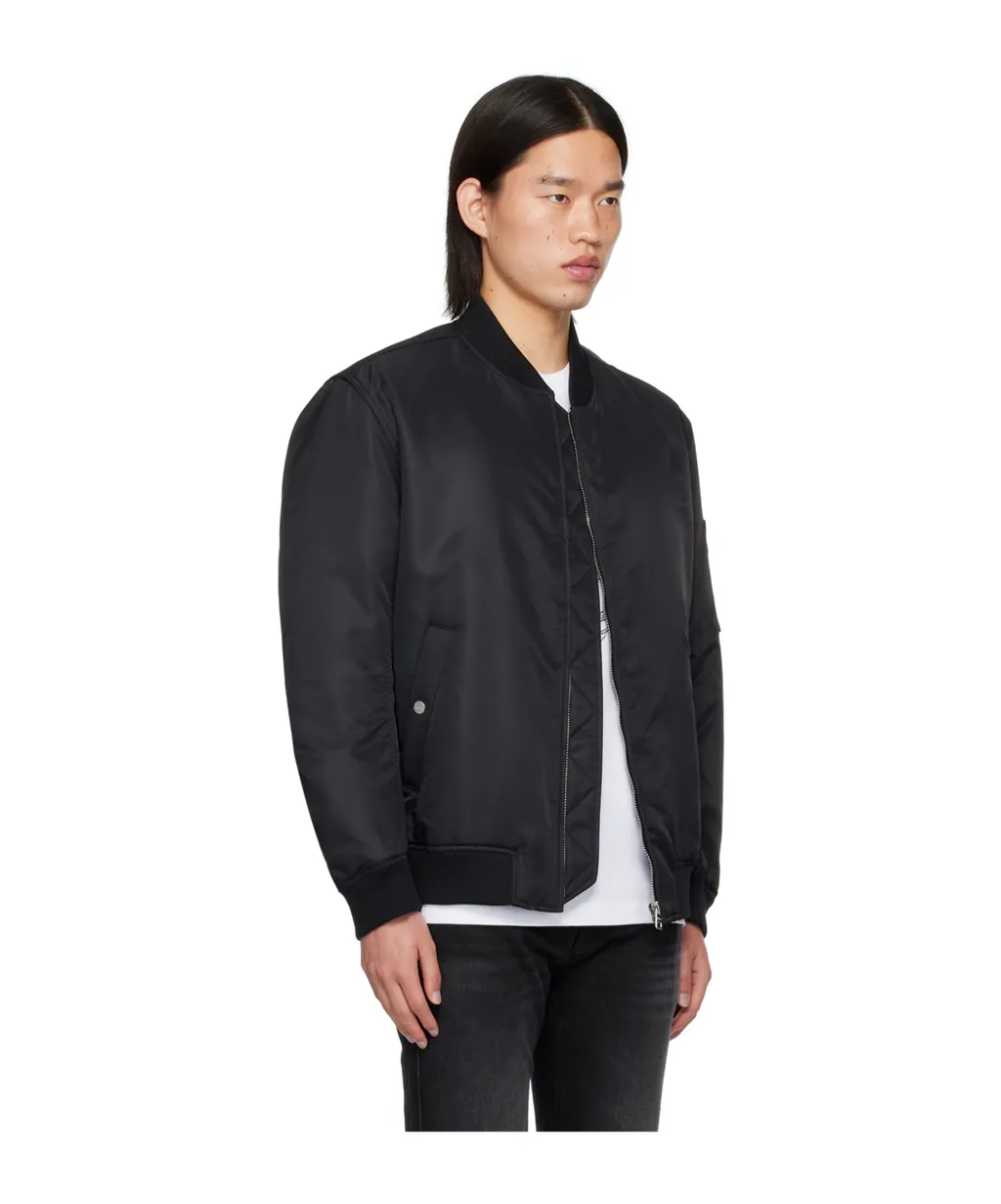 Rib Stand-Neck Casual Jacket