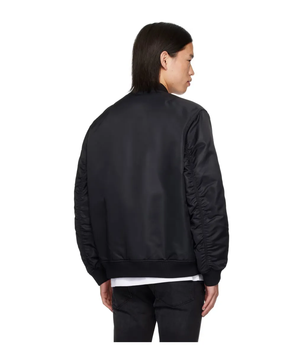 Rib Stand-Neck Casual Jacket