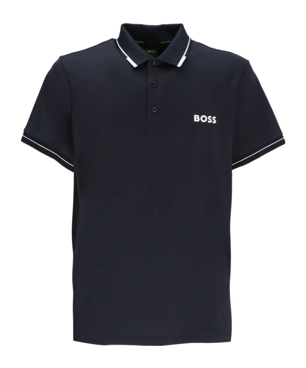 Logo Printed Short-Sleeved Polo Shirt