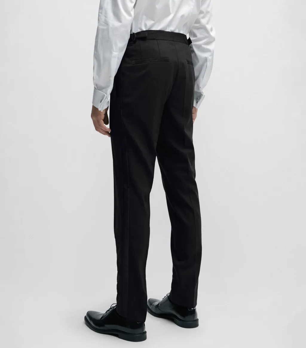 Long-Sleeved Suit Coat Slim Trousers