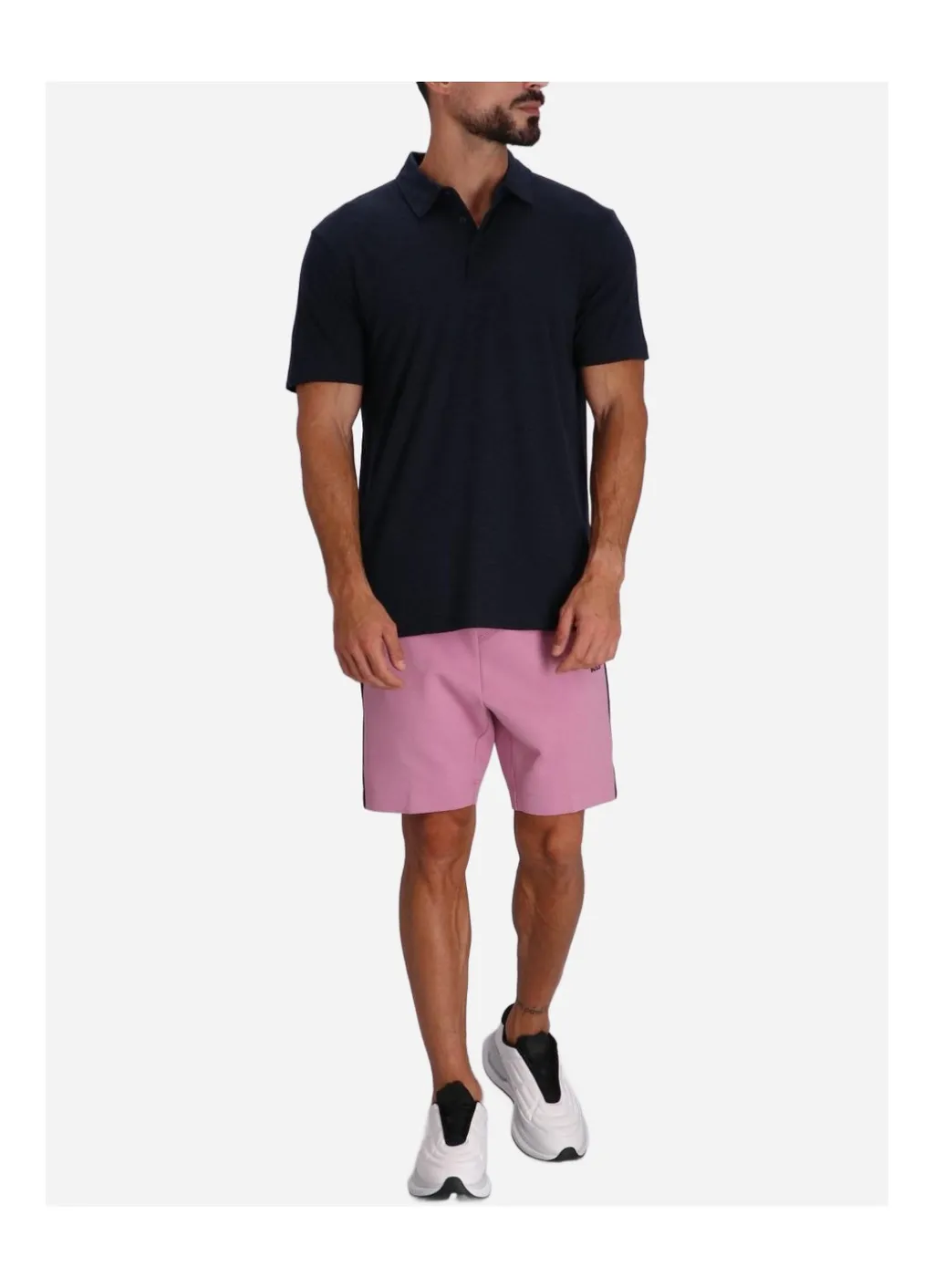 Stripe-Detailing Polo Shirt