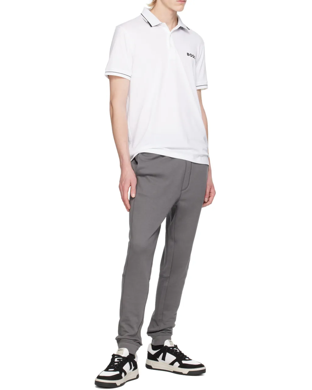 Logo Printed Short-Sleeved Polo Shirt