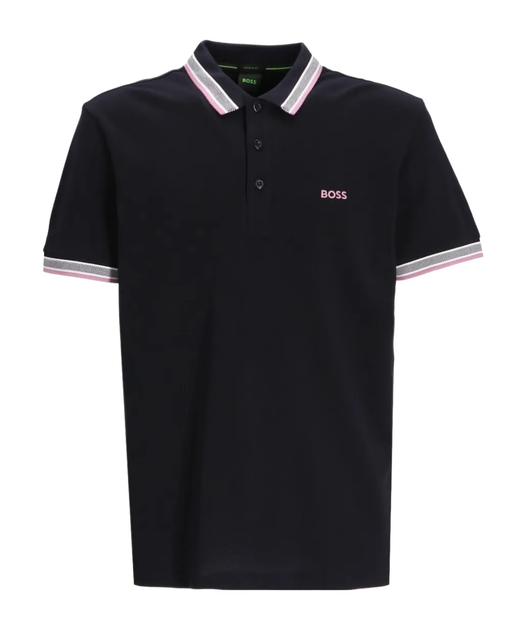 Logo Embroidered Short-Sleeved Polo Shirt