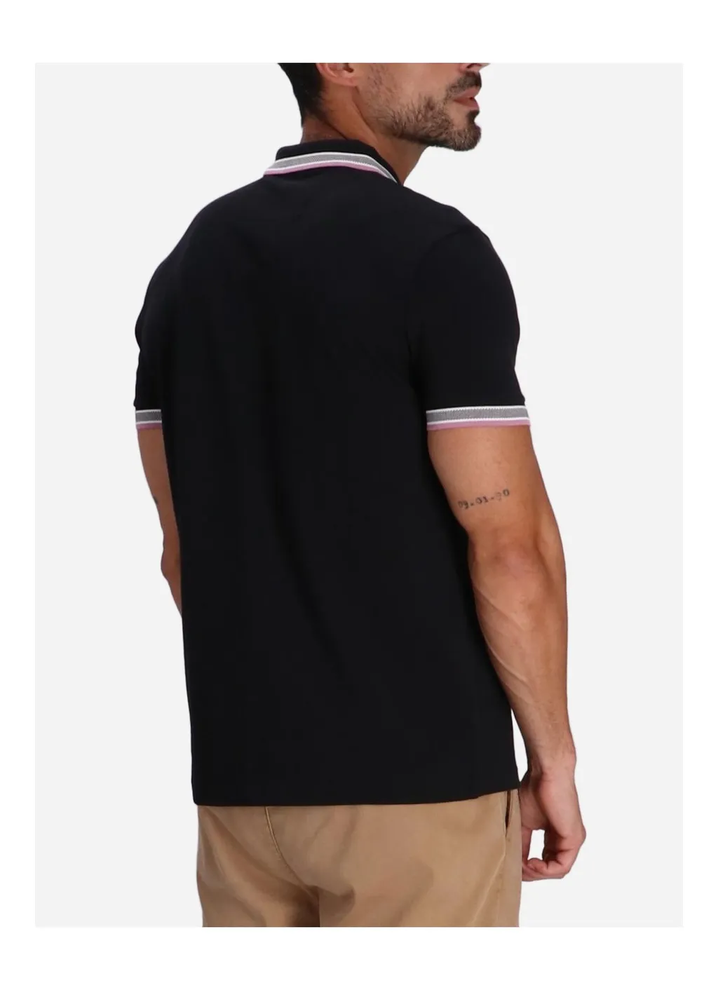 Logo Embroidered Short-Sleeved Polo Shirt