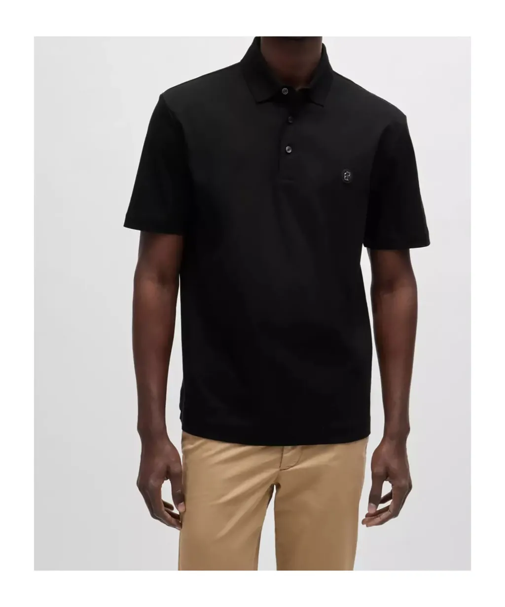 C-Parris Logo Patch Polo Shirt