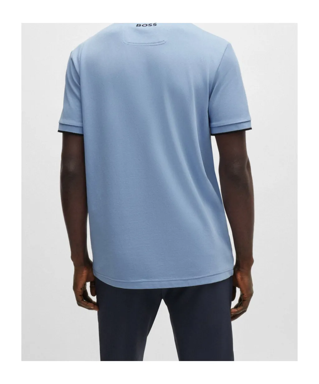 Logo Embroidered Short-Sleeved Polo Shirt