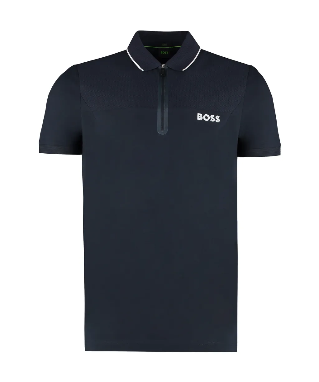 Lapel Short-Sleeved Polo Shirt
