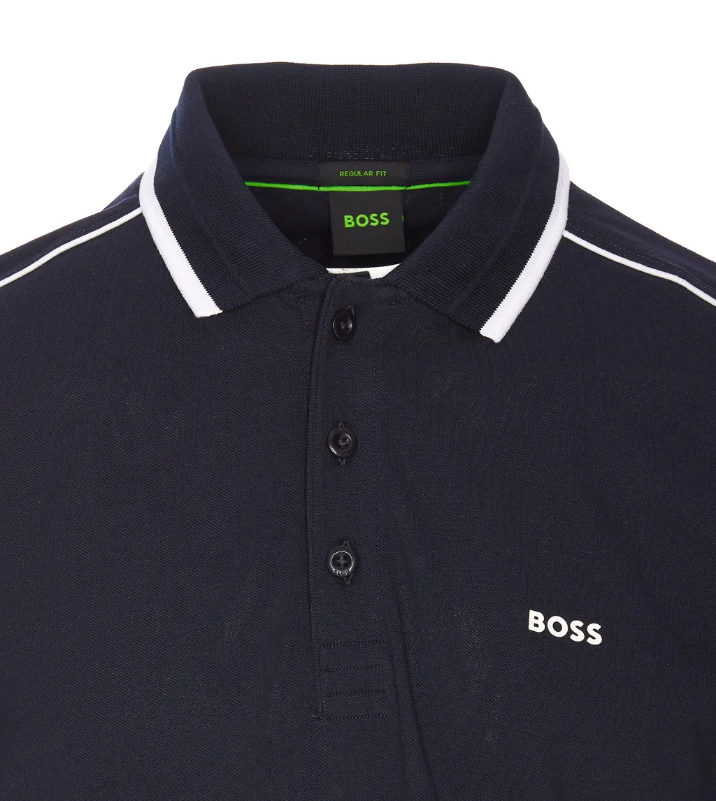 Stripe Detailed Polo Shirt