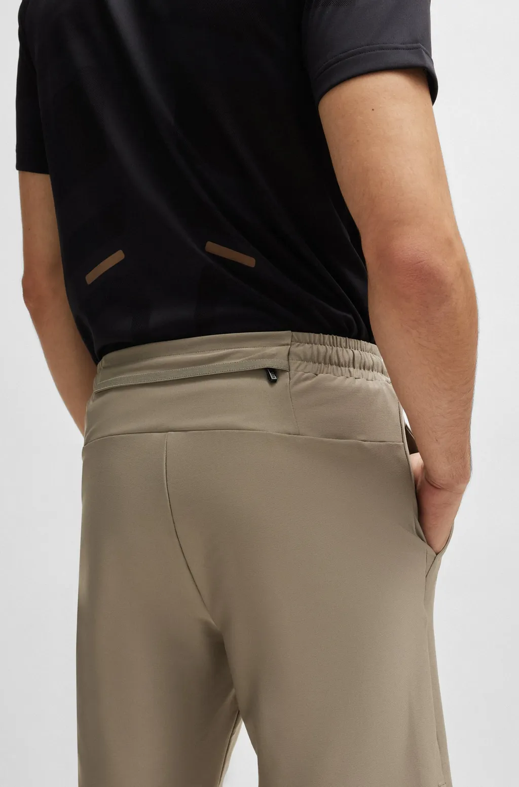 Reflective-Logo Bermuda Shorts