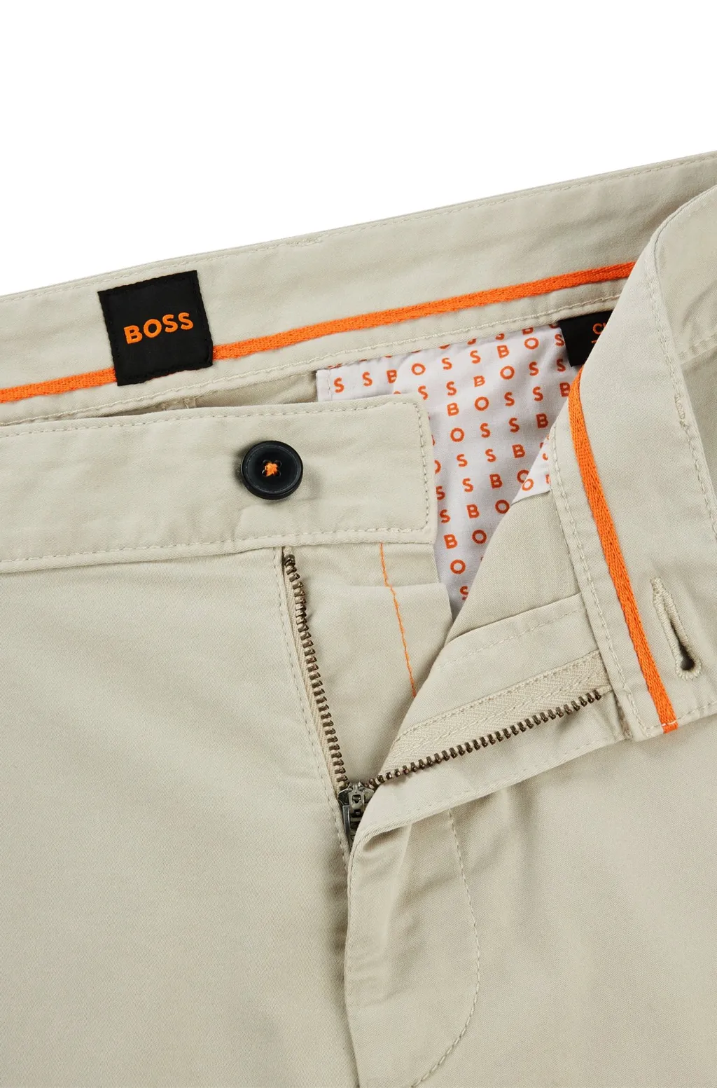 Mid-Rise Stretch-Cotton Chinos