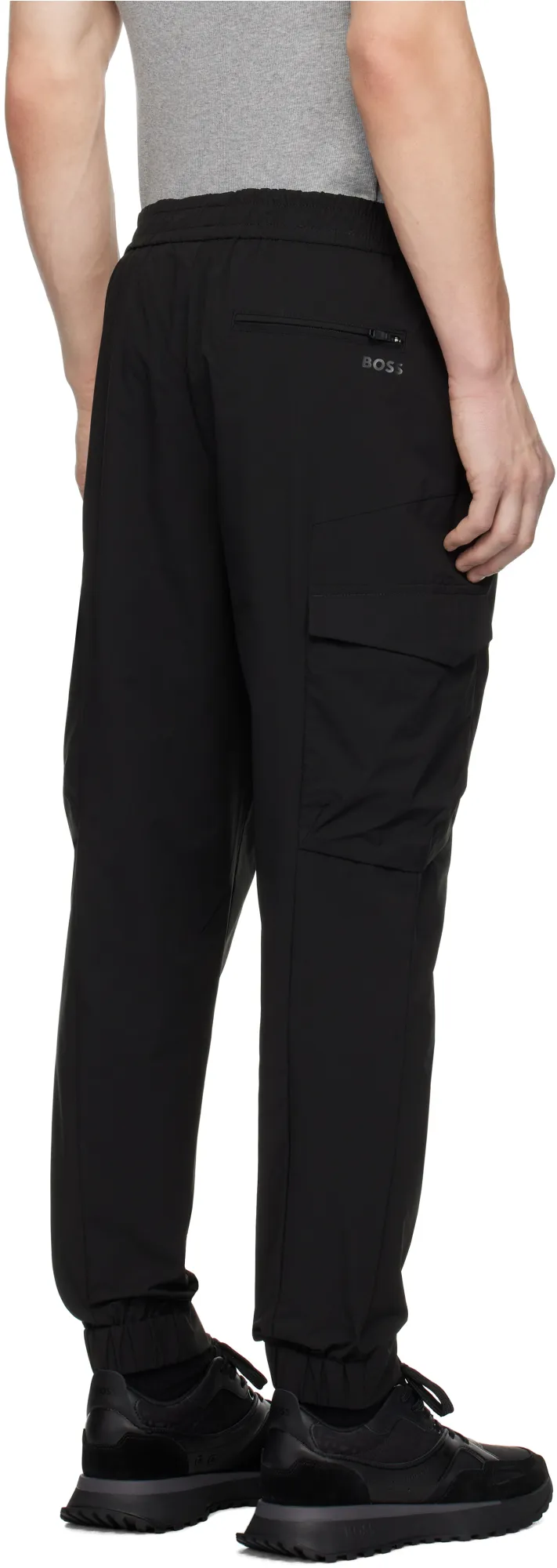 Drawstring Tapered-Fit Pants