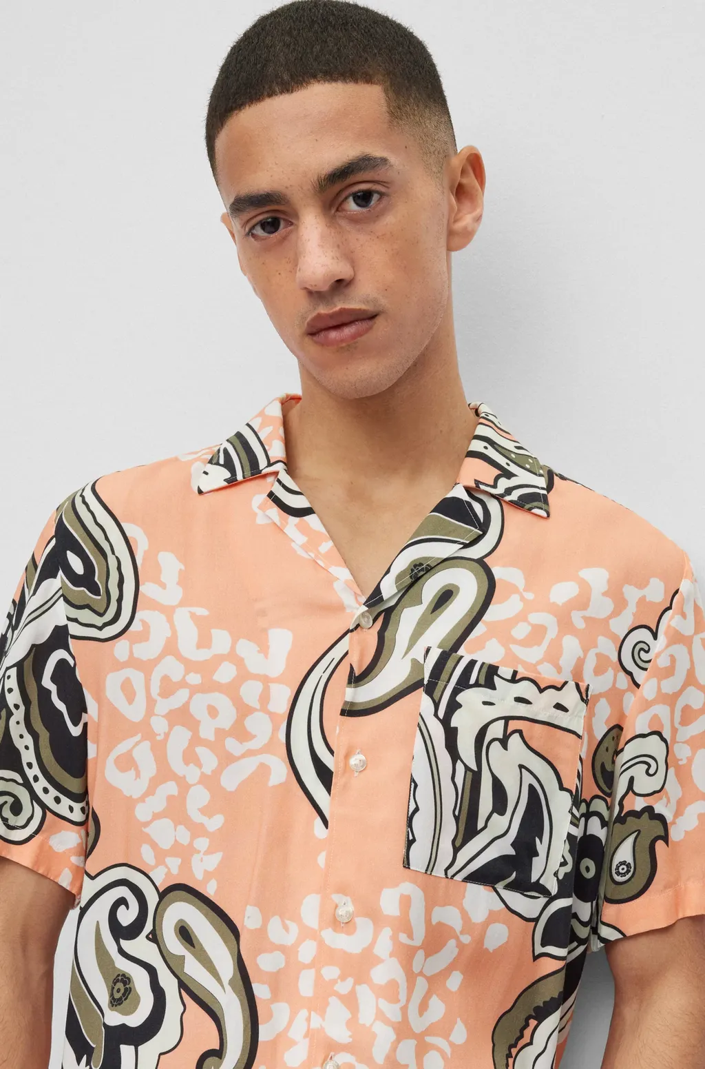 Printed Short-Sleeved Shirt