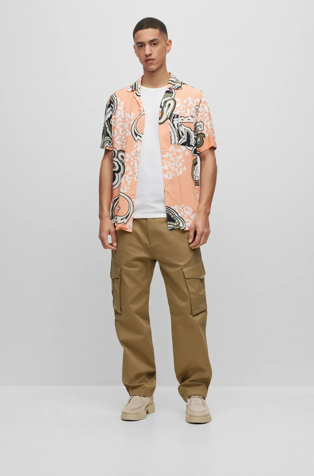 Printed Short-Sleeved Shirt