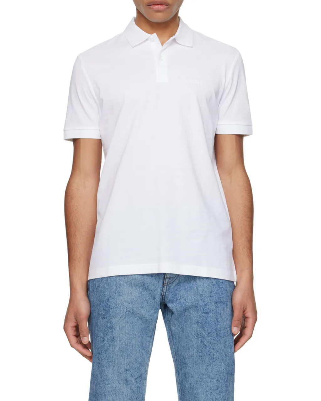 Short Sleeved Logo Printed Polo Shirt