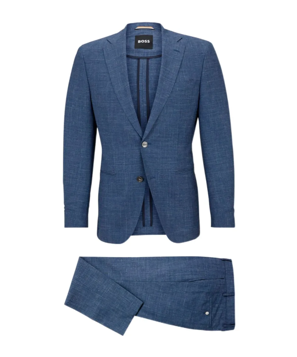 Long-Sleeved Coat, Belt Loop Pants, Suit Set