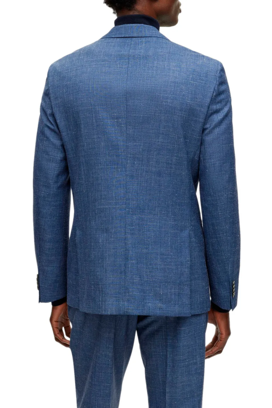 Long-Sleeved Coat, Belt Loop Pants, Suit Set