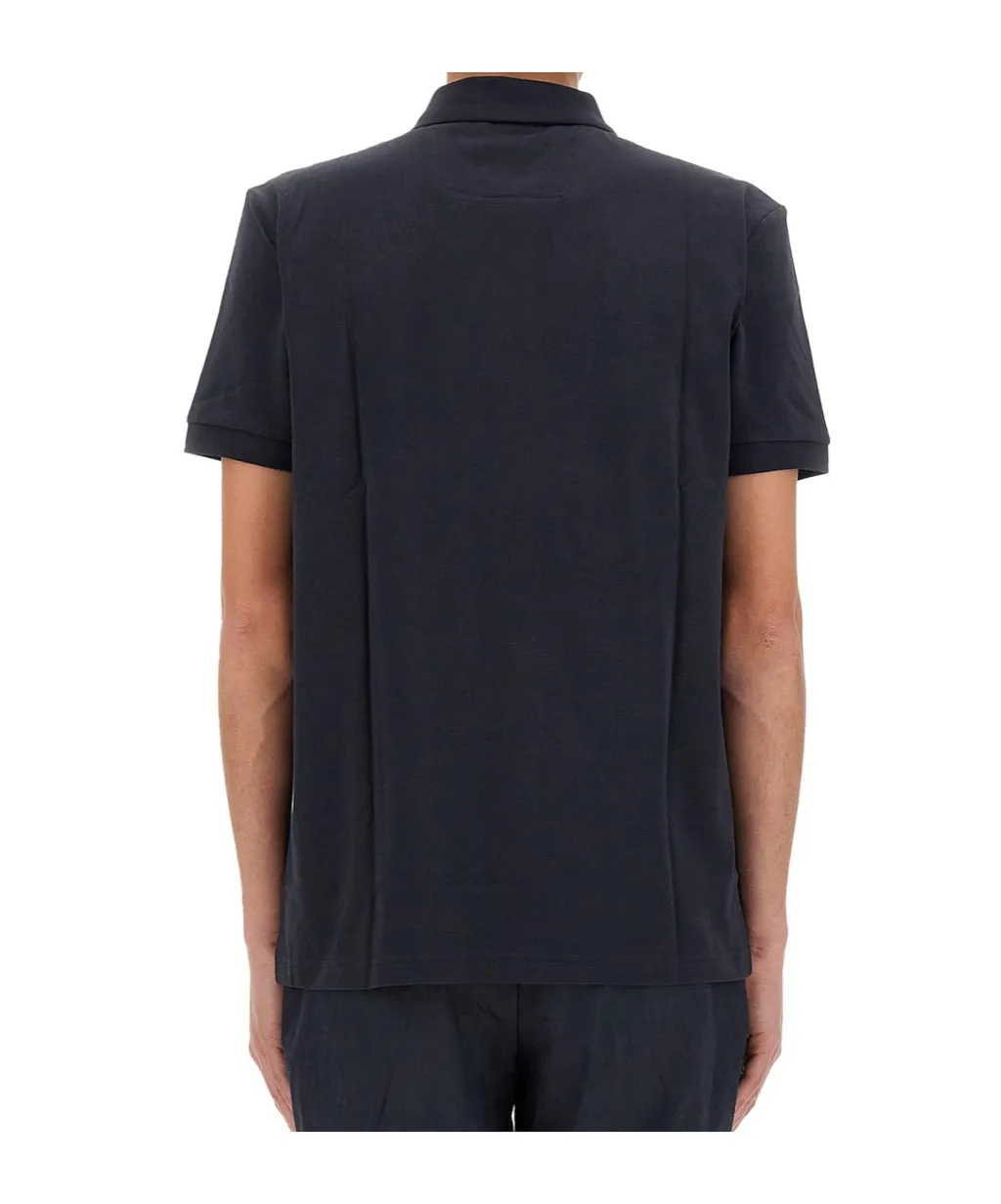 Short Sleeved Logo Printed Polo Shirt