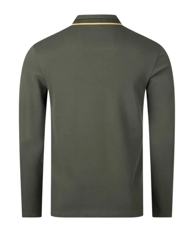 Long-Sleeved Polo Shirt