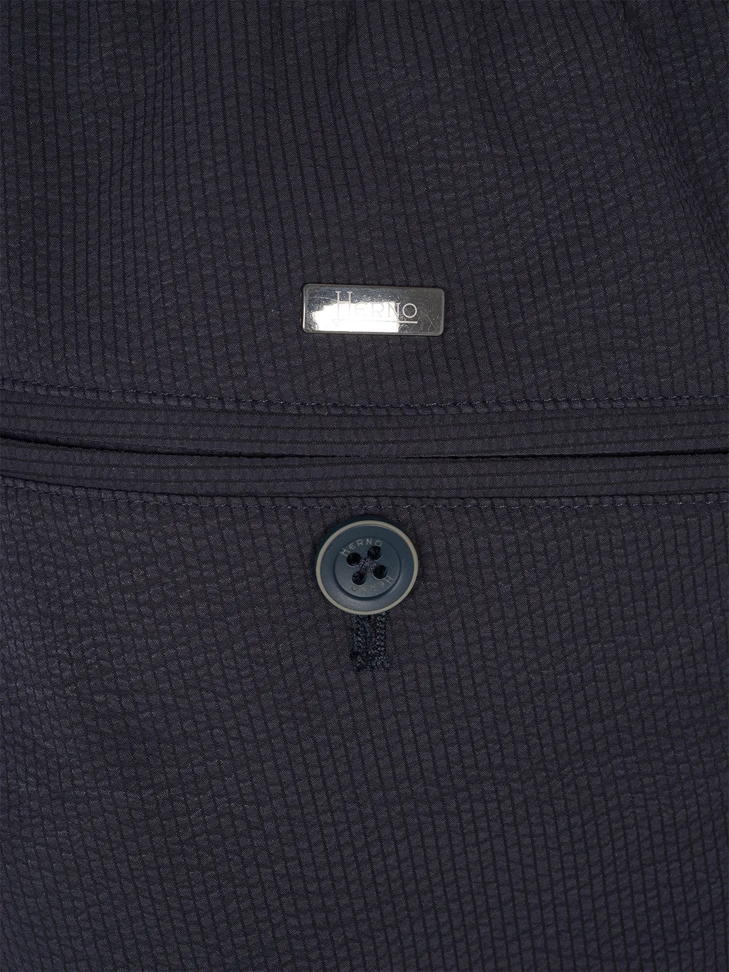 Seersucker Straight-Leg Trousers