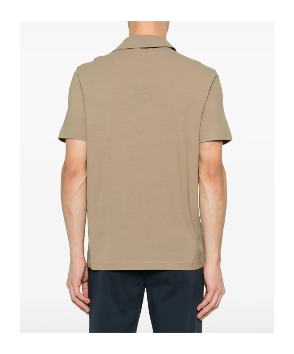 Button Detailed Short-Sleeved Polo Shirt