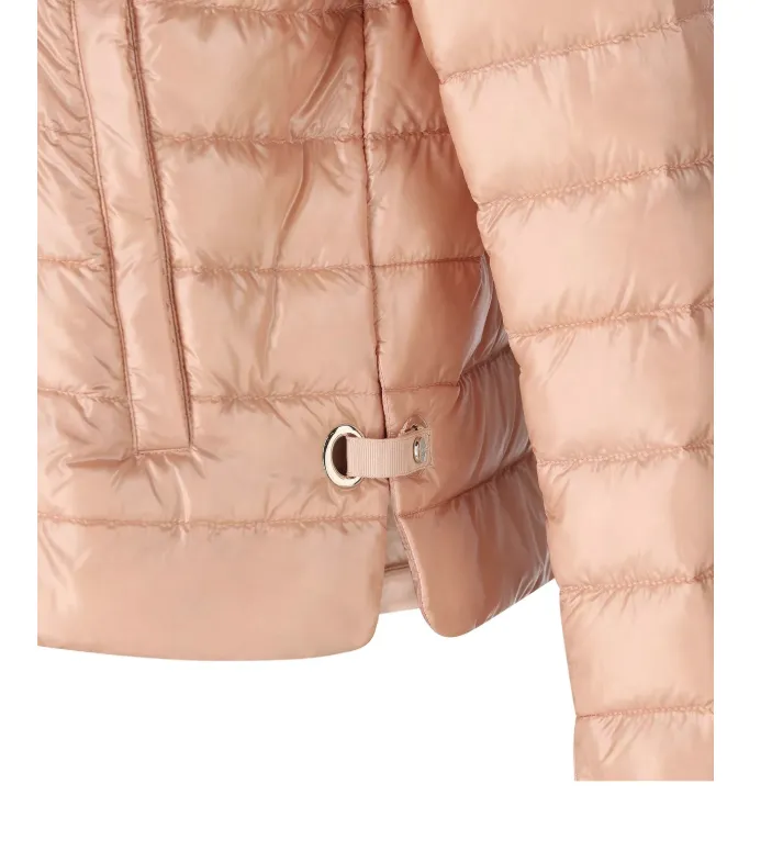 Quilted Hooded Drawstring Puffer Jacket