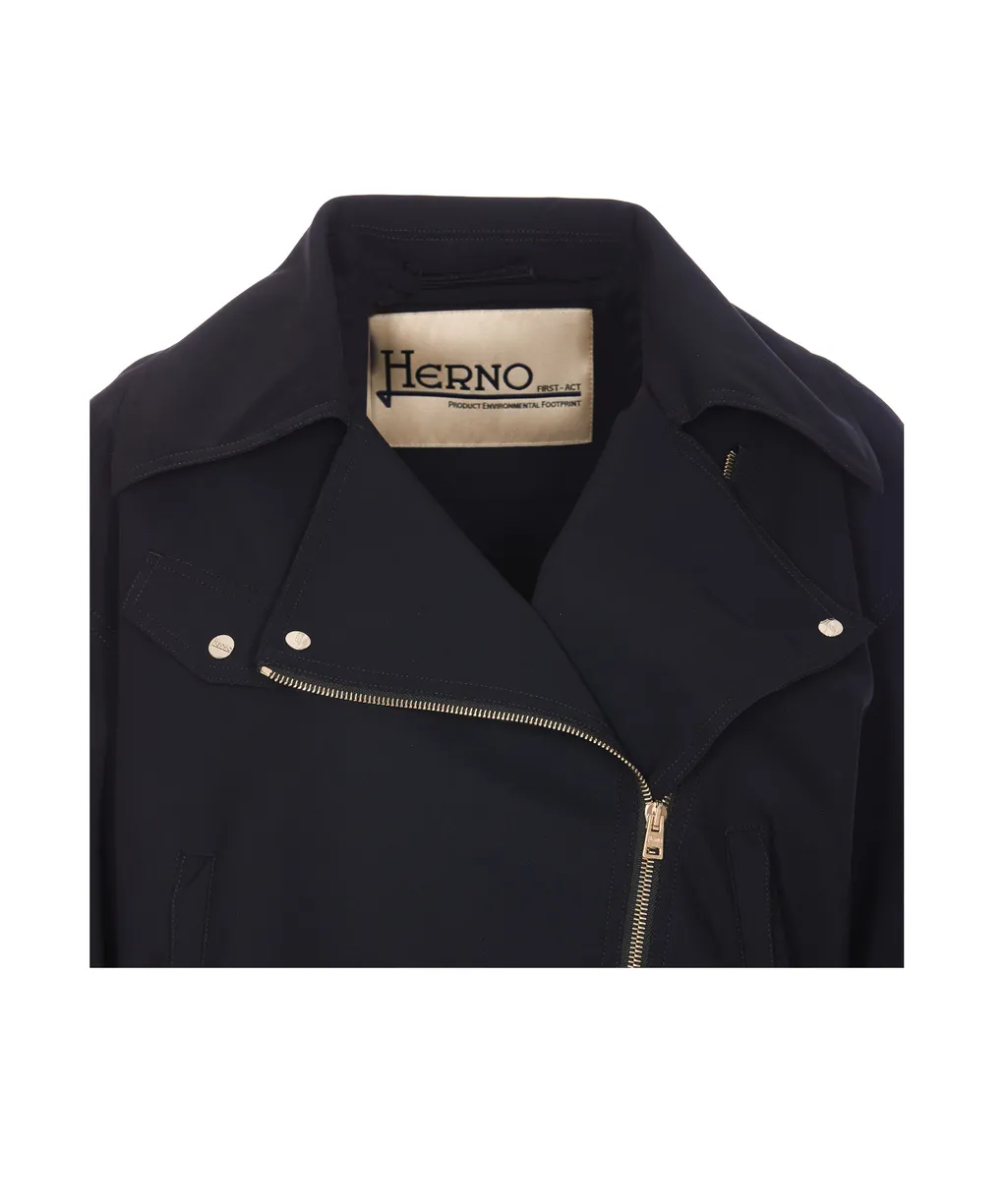 Zip-Up Biker Jacket