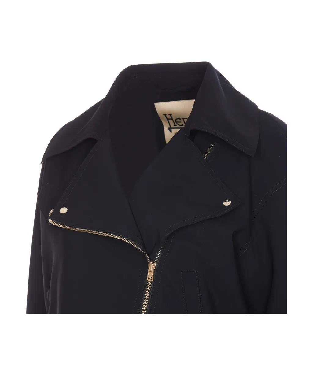 Zip-Up Biker Jacket