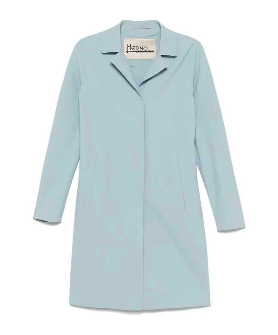 Single-Breasted Long-Sleeved Coat