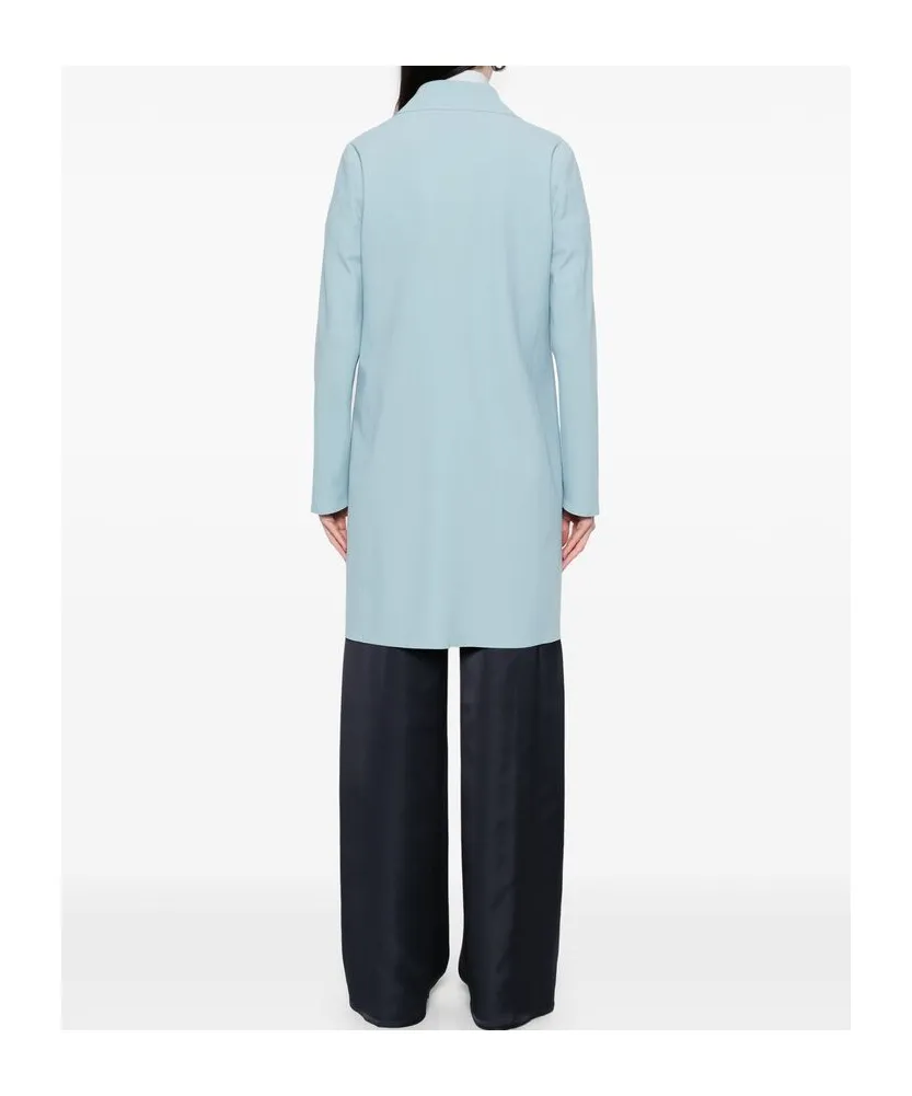 Single-Breasted Long-Sleeved Coat