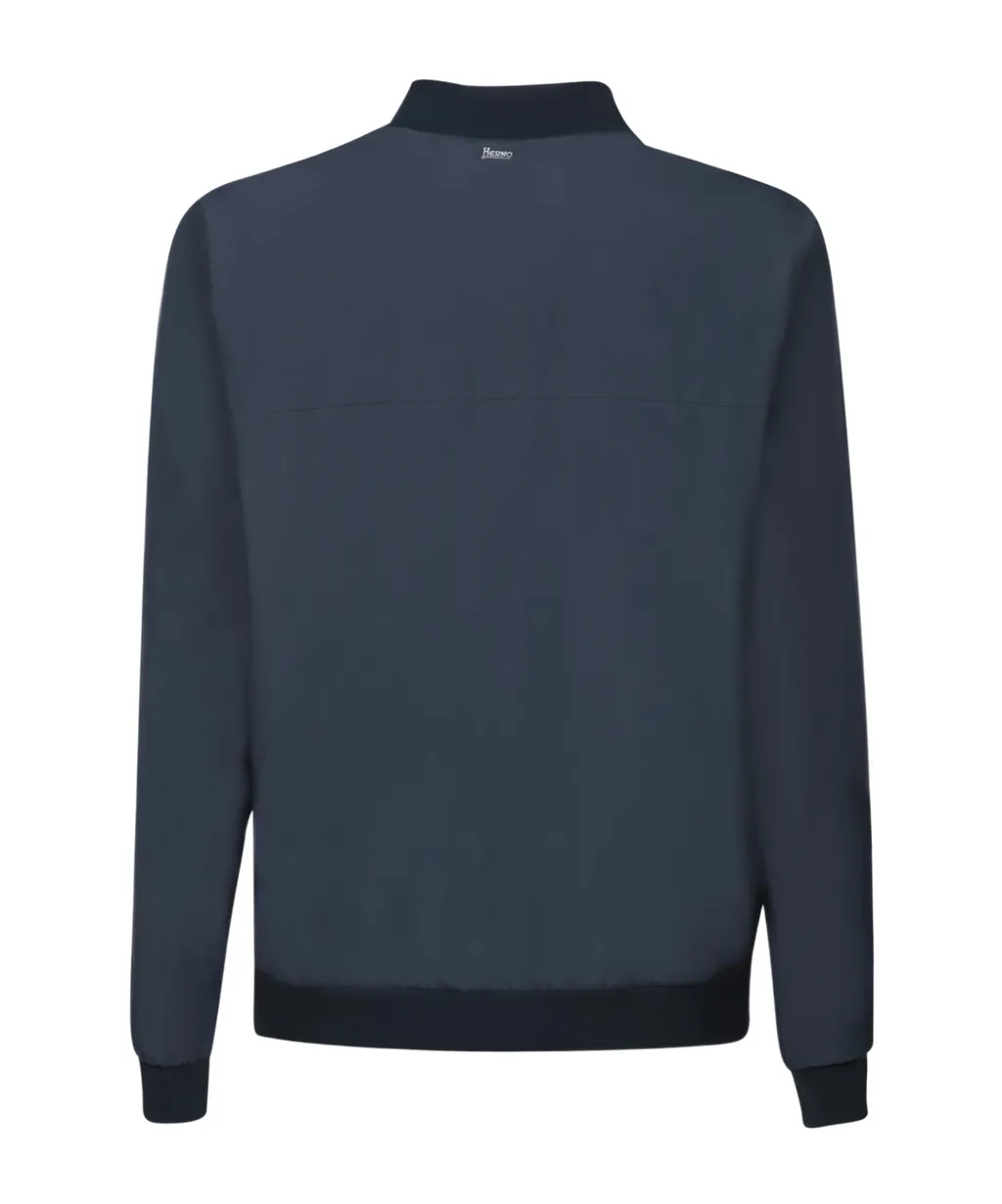 Logo Printed Zipped Lightweight Jacket
