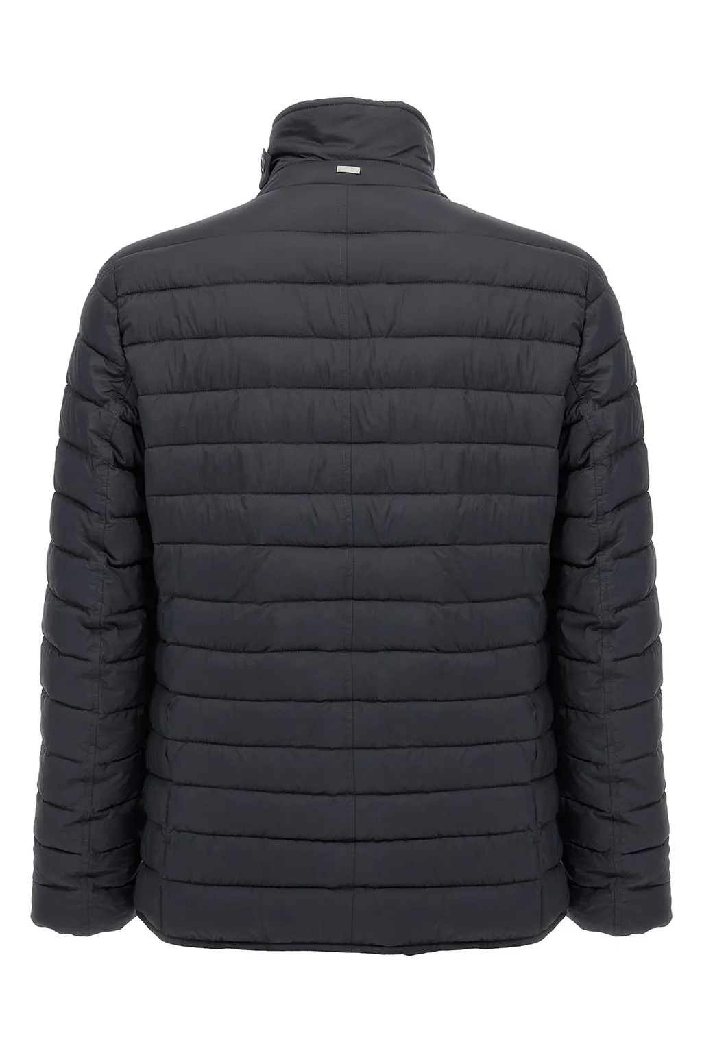 Button Fastened Quilted Down Jacket