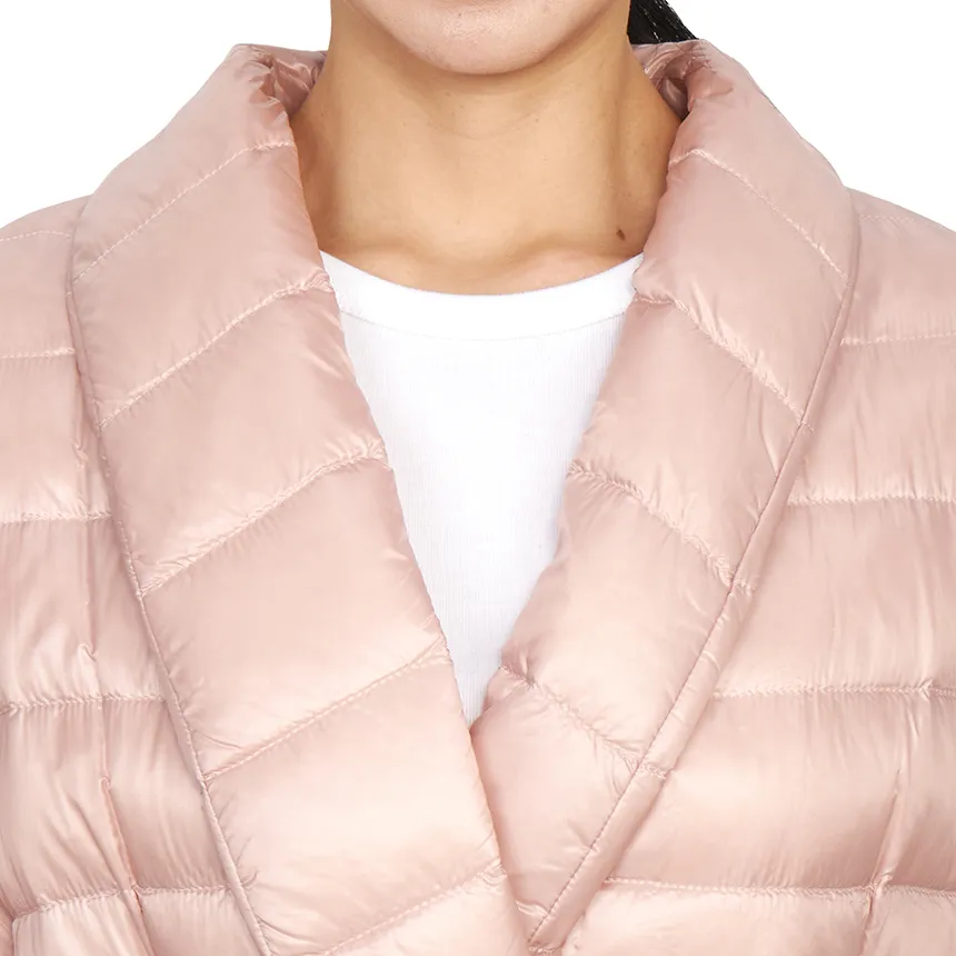 V-Neck Long-Sleeved Down Jacket