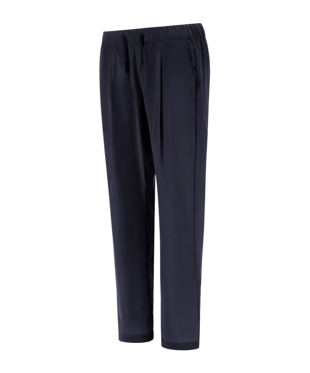 Straight-Leg Drawstring Trousers