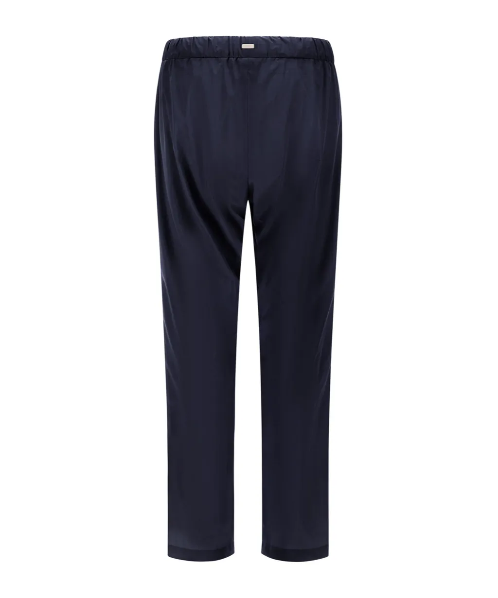 Straight-Leg Drawstring Trousers