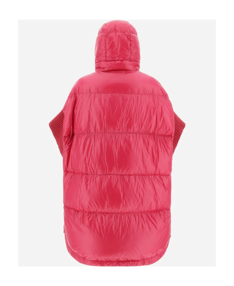 Drawstring-Hood Quilted Puffer Jacket