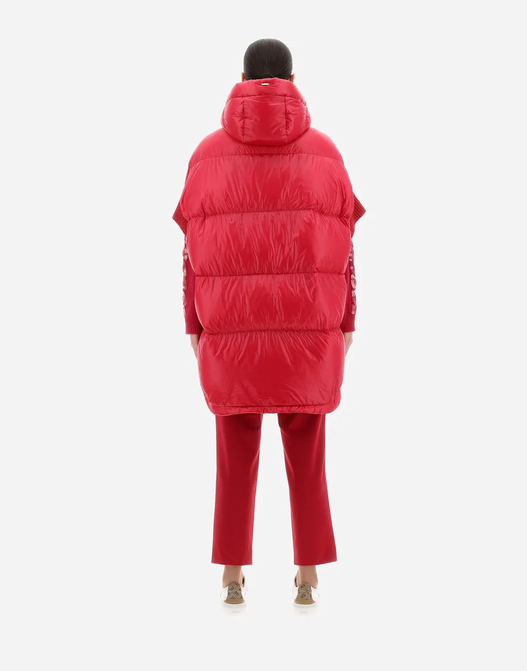 Drawstring-Hood Quilted Puffer Jacket