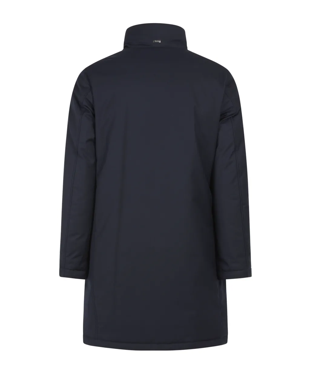 Buttoned High Neck Coat