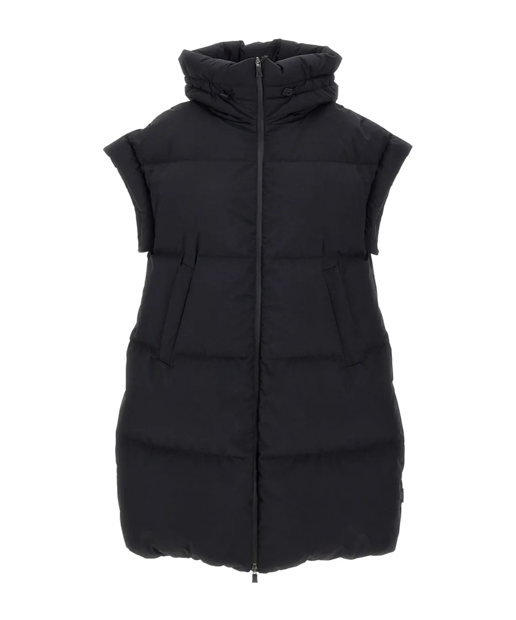 Straight Hem Quilted Gilet