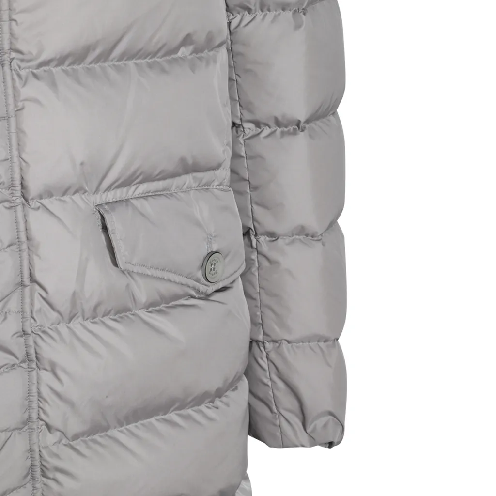 Hooded Quilted Down Coat