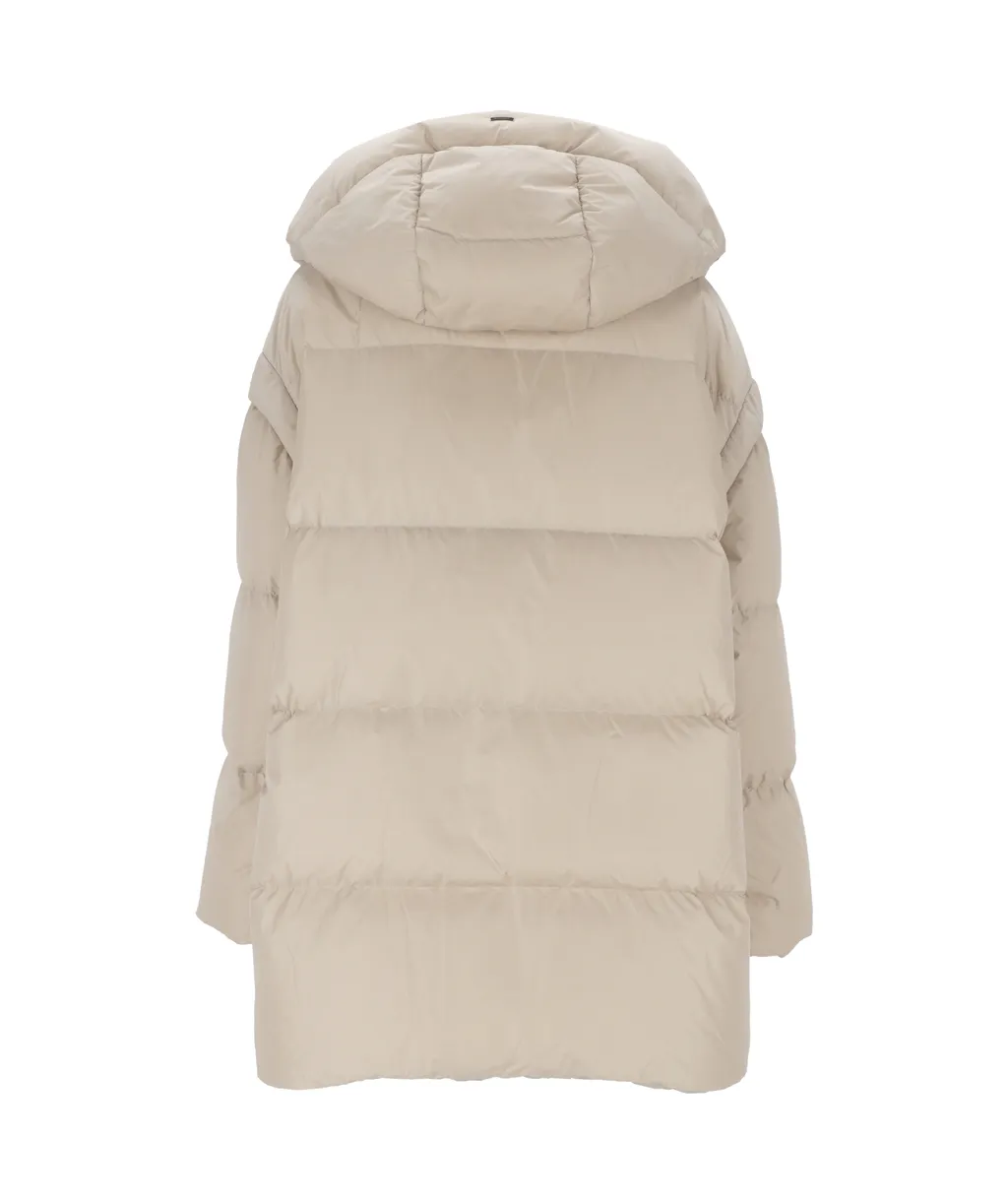 Quilted Hooded Coat
