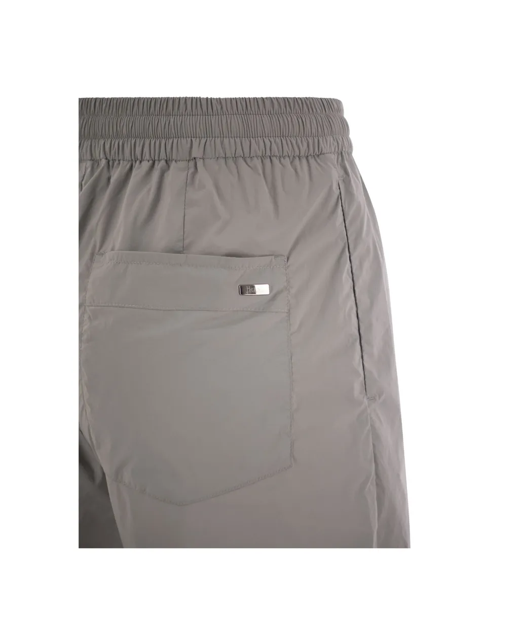 Drawstring Wide-Leg Trousers
